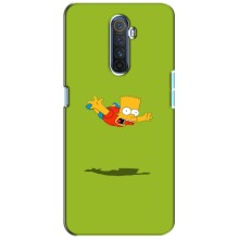 Чехол с Симпсонами для Realme X2 Pro (VPrint) (Барт Симпсон)