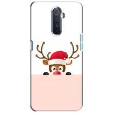 Чохол Санта Клаус для Realme X2 Pro (Оленя)