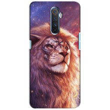 Чехол со Львом для Realme X2 Pro (VPrint) (Красочный Лев)