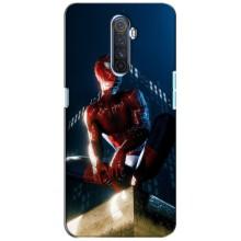 Чехол Супергерой Человека Паука на Realme X2 Pro (Паук на доме)