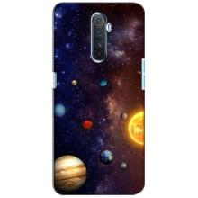 Чохол (ТПУ) з планетами на Realme X2 Pro (Космічний вид)