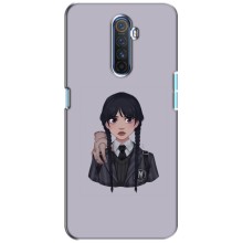 Чехлы Венсдей на Realme X2 Pro Уэнсдей (AlphaPrint) (Уэнздей и Вещь)