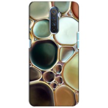 Мраморный чехол на Realme X2 Pro (VPrint) (Радужный Мрамор)