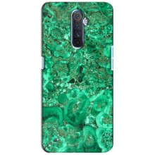 Мраморный чехол на Realme X2 Pro (VPrint) (Салатный Мрамор)