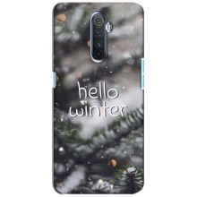 Новогодние, Праздничные Чехлы для Realme X2 Pro - 2024 год (Hello winter)