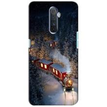 Силіконовий бампер на різдво для Realme X2 Pro (Потяг)