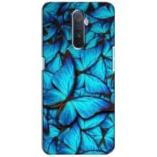 Силиконовый бампер с картинкой животных для Realme X2 Pro (Крылья бабочек)