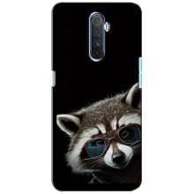 Силиконовый Чехол с Енотами на Realme X2 Pro (Стильный Енот)