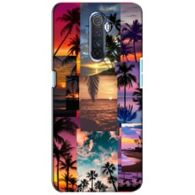 Силиконовый чехол с КАРТИНКАМИ лето для Realme X2 Pro (AlphaPrint) (Летний отпуск)