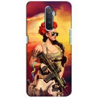 ЗСУ Чехлы (TPU) для Realme X2 Pro (Женщина солдат)