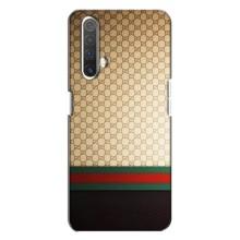 Чехлы Бренд GUCCI для Realme X3 – Фон Гуччи