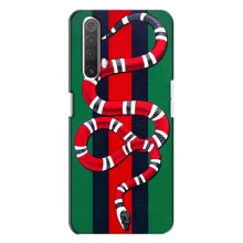 Чохли  GUCCI для Реалмі Х3 (AlphaPrint) (Gucci змія)