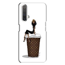 Чехлы Луи Витон для Realme X3 (AlphaPrint - LOUIS VUITTON) (кофе LOUIS VUITTON)