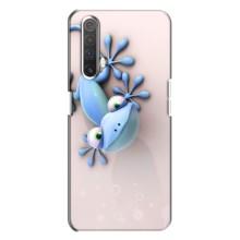 Чехлы с изображением разных животных для Realme X3 (Геккон)
