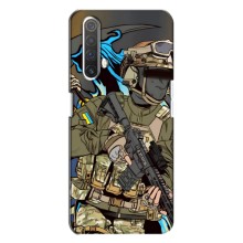 Чехлы с картинкой ЗСУ для Realme X3 (AlphaPrint) (Воїн ЗСУ)