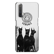 Чехлы VERSACE для Реалми Х3 (PREMIUMPrint) (Доберман Версаче)