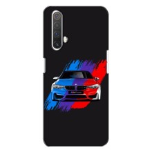 Чехол BMW для Реалми Х3 – Цветная БМВ