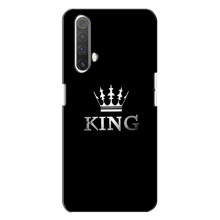 Чехол (Корона на чёрном фоне) для Реалми Х3 – KING