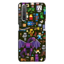 Чохол Майнкрафт на Realme X3 (AlphaPrint) Minecraft (Колаж Майнкрафт)