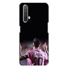 Чехол Месси футболист для Realme X3 (Месси в Интер)