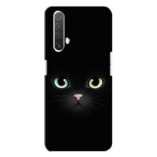 Чехол на тематику: Коты для Realme X3 – Черный Котик