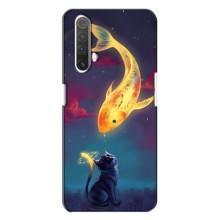 Чехол на тематику: Коты для Realme X3 – Встреча