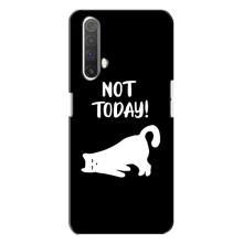 Бампер с изображением Котиков для Реалми Х3 – Not Today