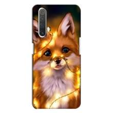Чехол с Лисичкой для Realme X3 – Новогодний лисенок