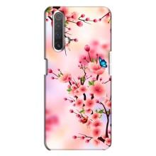 Чохол з картинкою Сакури на Realme X3 – Метелики на сакурі