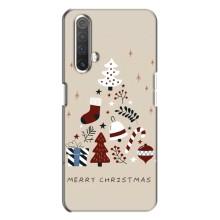 Чехол Санта Клаус для Realme X3 – Merry Christmas
