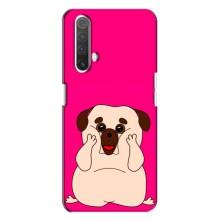 Чохол (ТПУ) Милі песики для Realme X3 – Веселий Мопсік