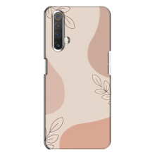 Чохол квітковий дизайн для Realme X3 – Кориневий фон