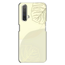 Чохол квітковий дизайн для Realme X3 – Зелений фон