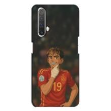 Чехол с футболистом Ламин Ямаль Realme X3 (Ямаль аниме)