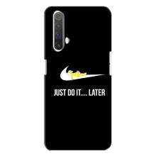 Чохол з логтипом Найк на Realme X3 (Nike just do it)