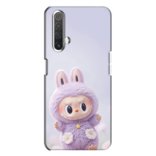 Чехол с принтом Лабубу для Realme X3 – Фиолетовый Лабубу