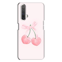 Чохол з розовим принтом для Realme X3 (Рожеві вишні)