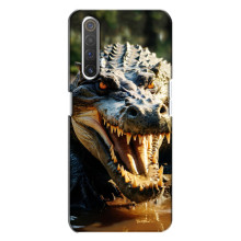 Чехол с картинкой «Хищники» для Realme X3 – Крокодил
