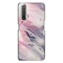 Мраморний чехол на Realme X3 (VPrint) (Пурпурний Мрамор)