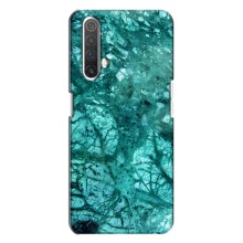 Мраморний чехол на Realme X3 (VPrint) (Зелений мрамор)