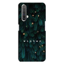 Новогодние, Праздничные Чехлы для Realme X3 - 2024 год (Winter)