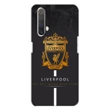 Силиконовые Чехлы принт Футбол на Realme X3 – Liverpool
