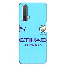 Силиконовые Чехлы принт Футбол на Realme X3 – Man City
