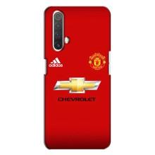 Силиконовые Чехлы принт Футбол на Realme X3 – Man United