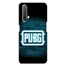 Чехол (TPU) с картинкой "Лого Пабг" на Реалми Х3 – Лого PUBG