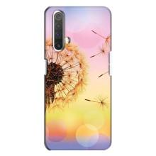 Силиконовый Чехол с одуванчиками на Realme X3 – Цветок-одуванчик