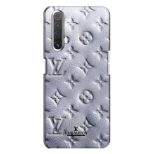 Текстурный Чехол Louis Vuitton для Реалми Х3 – Белый ЛВ