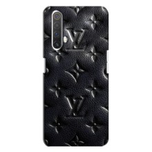 Текстурный Чехол Louis Vuitton для Реалми Х3 – Черный ЛВ