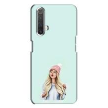 Силіконовый Чохол на Realme X3 з картинкой Модных девушек – В шапці