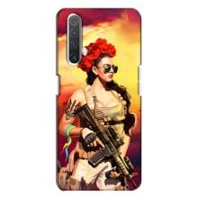 ЗСУ Чохли (TPU) для Realme X3 – Жінка солдат